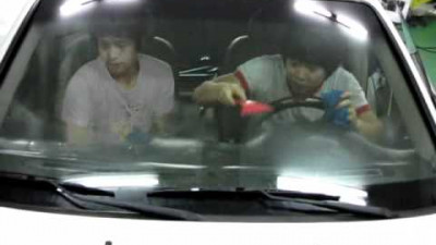 전면썬팅, 필름수축과 썬팅 시공 DIY 동영상 [제일카넷]