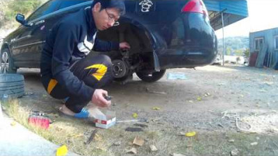 로체 리어 브레이크 패드 교환