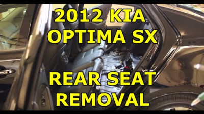 2011-2013 Kia Optima / Hyundai Sonata Rear Seat Removal