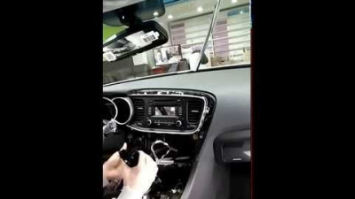 k5 navi install 센터페시아 탈거