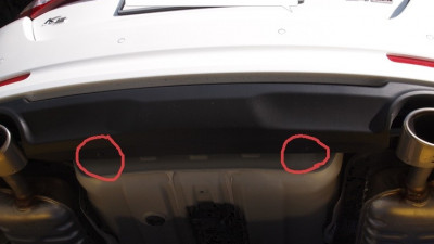 후범퍼 리플렉터 LED 작업