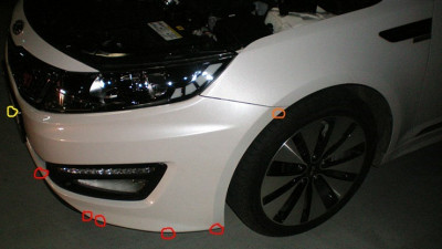 앞 범퍼 탈거방법 & 터보 엠블럼 장착