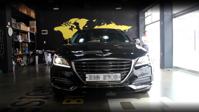 제네시스G80 순정 어라운드뷰 모니터링 시스템 시공