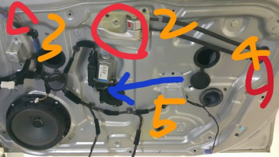 도어탈거 - 프론트도어 내판 분리 방법