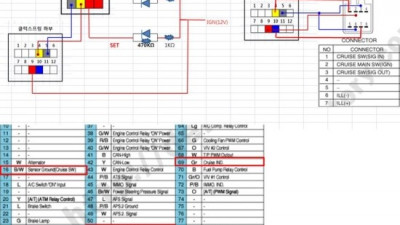 그랜져TG 크루즈컨트롤 DIY