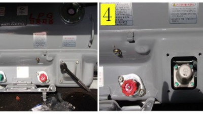 LPI 연료필터 교체작업