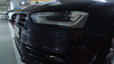 아우디 A4 블랙박스 2채널 장착 DIY